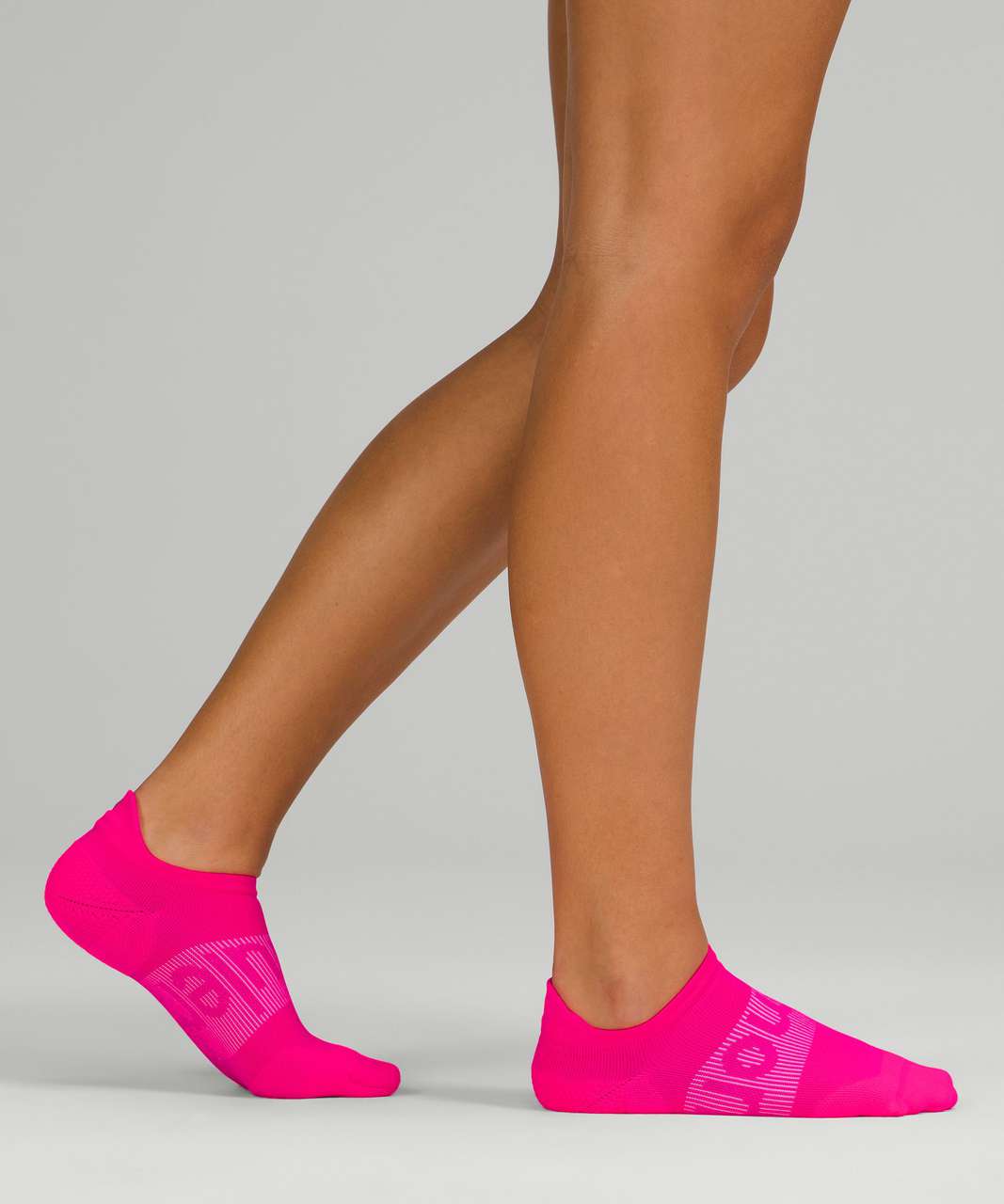 Lululemon Power Stride Tab Sock 3 Pack - Highlight Pink / Blue Linen / Sunset