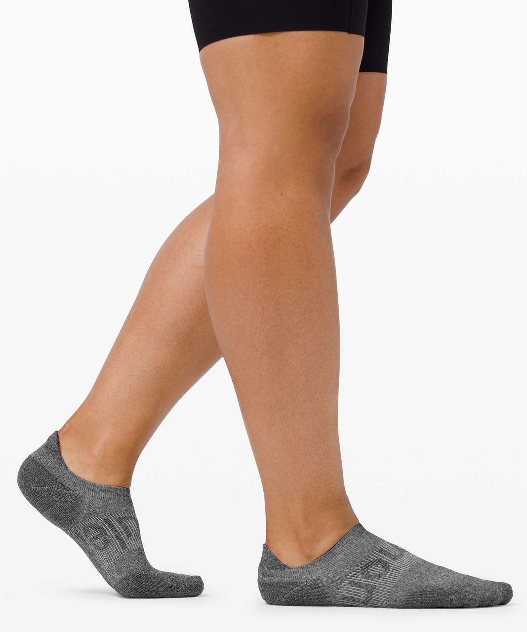 Lululemon Power Stride Tab Sock - Heathered Graphite Grey