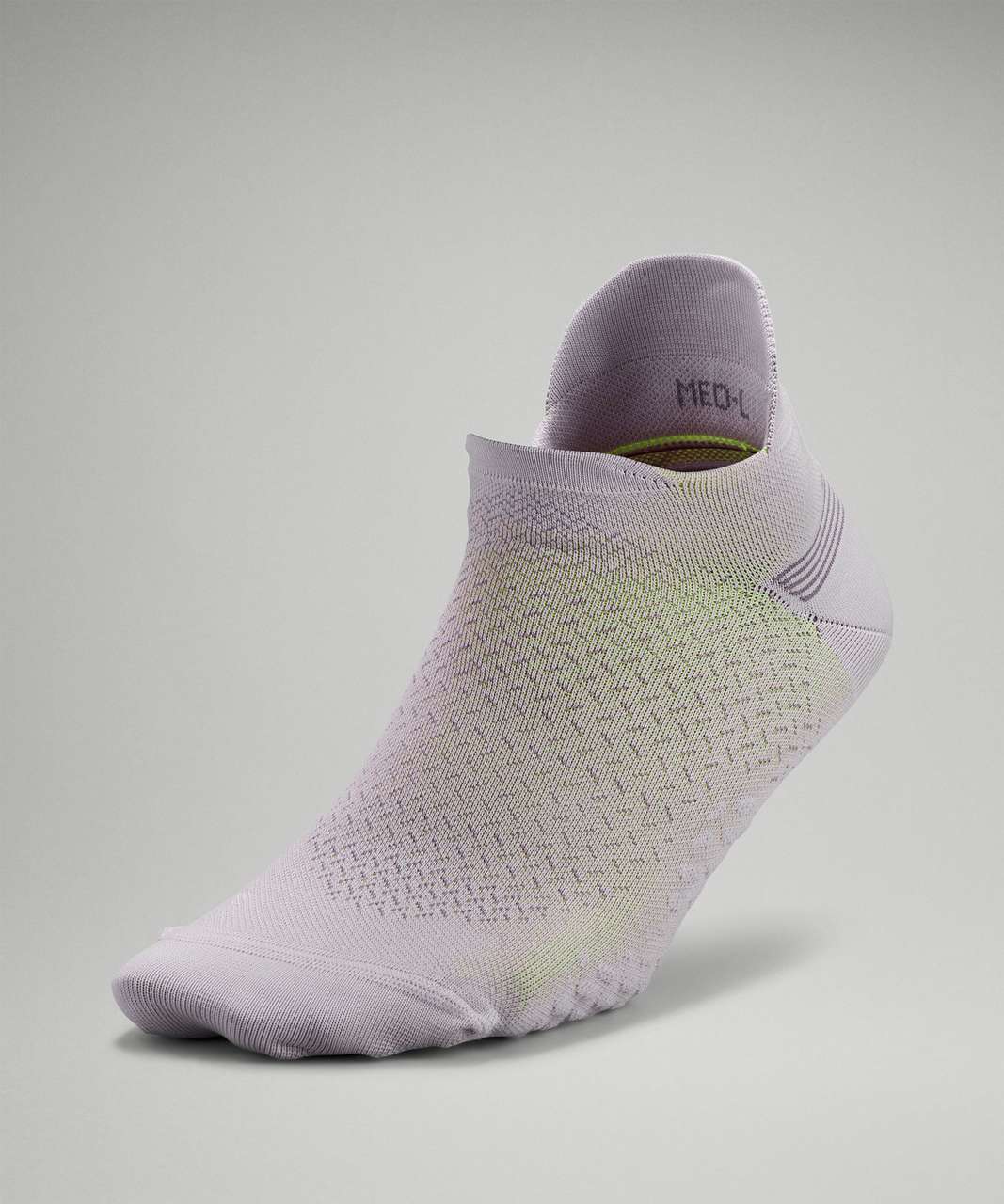 Lululemon MicroPillow Tab Running Sock *Light Cushioning - Chrome