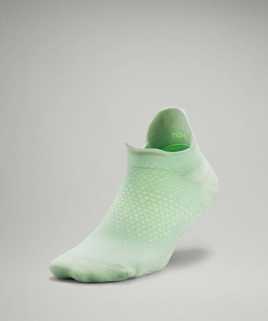 Lululemon MacroPillow Tab Running Sock *Medium Cushioning - Delicate Mint
