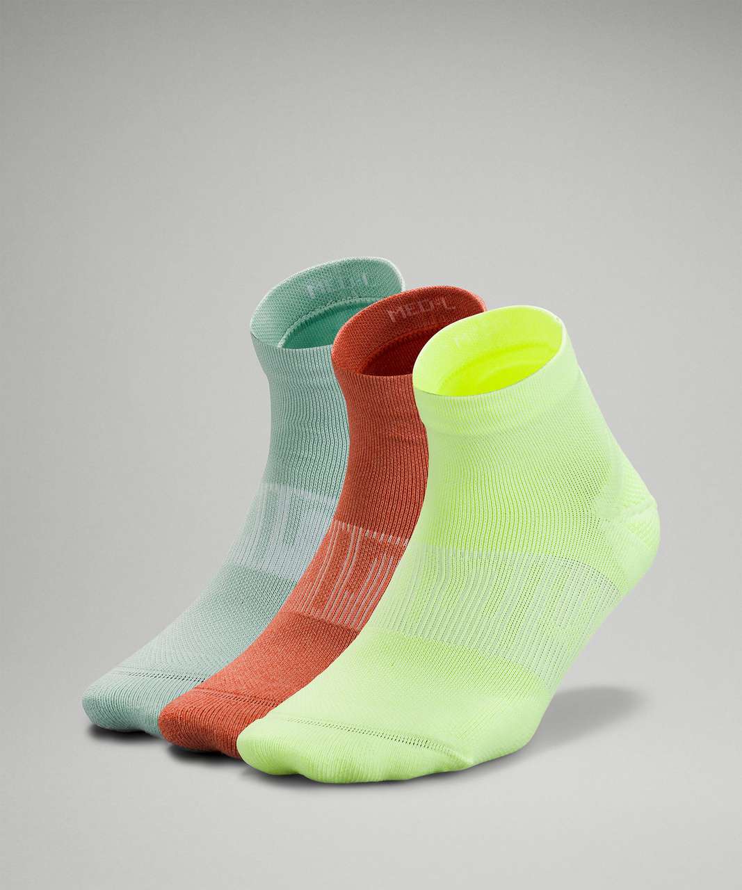 Lululemon Power Stride Ankle Sock 3 Pack - Highlight Yellow