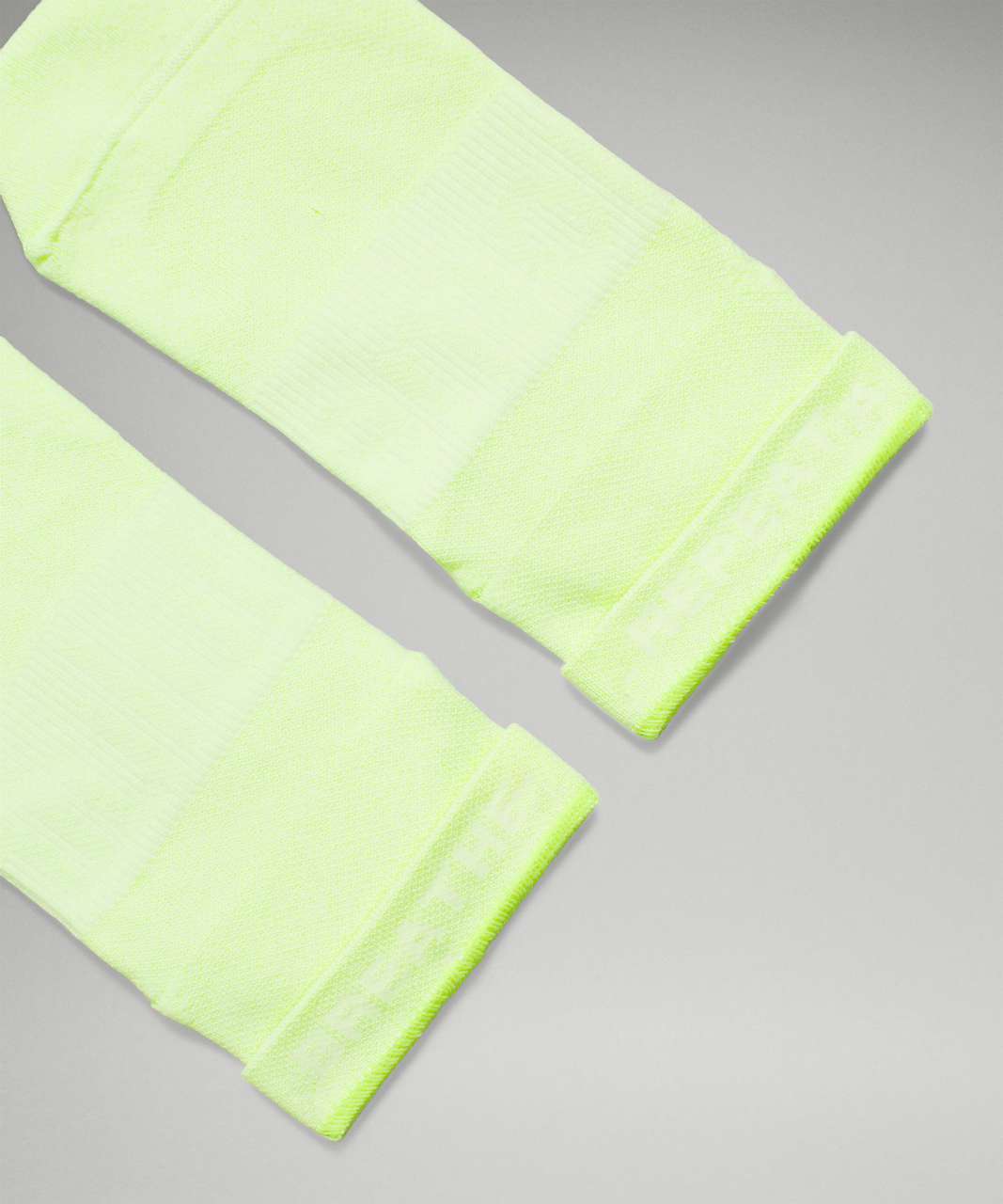 Lululemon Power Stride Ankle Sock 3 Pack - Highlight Yellow / Arctic Green / Canyon Orange