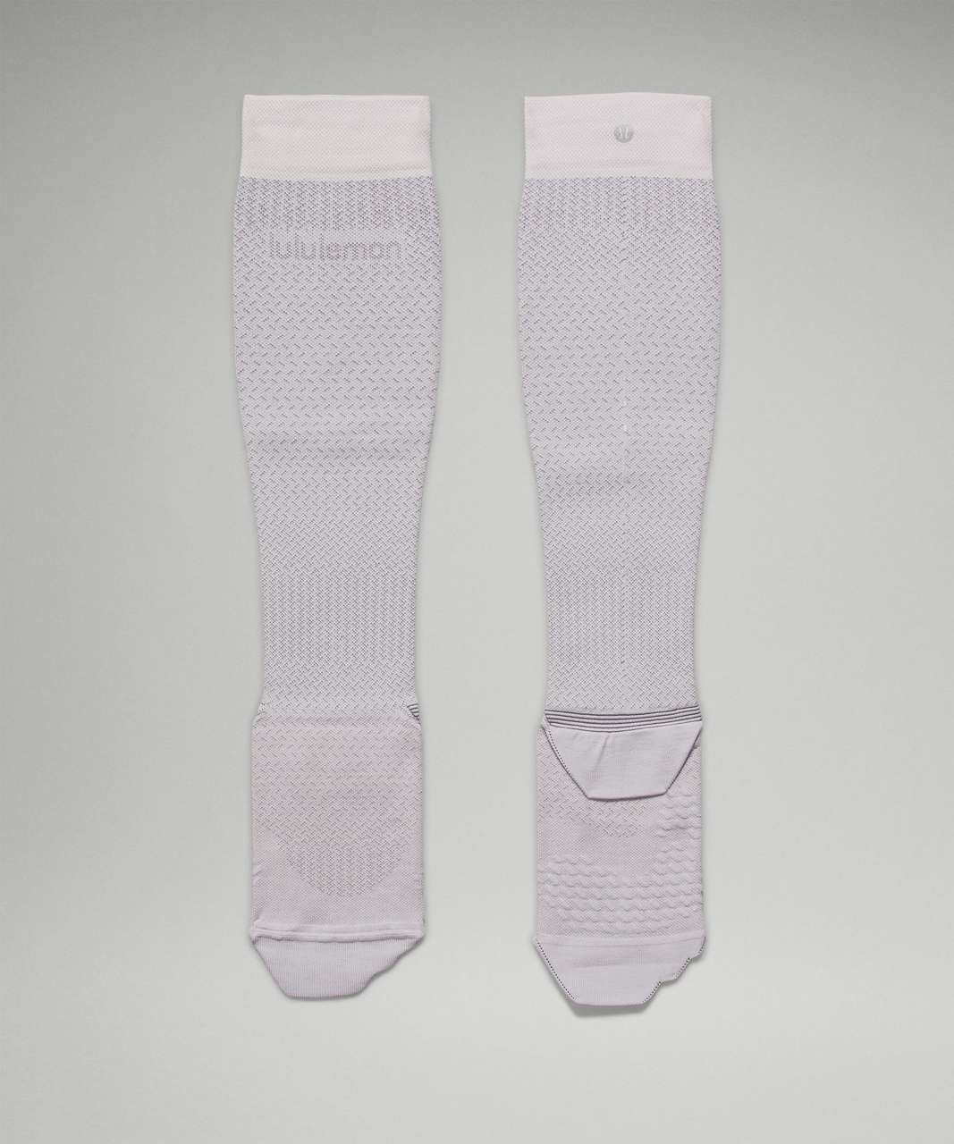 Lululemon MicroPillow Compression Knee High Running Sock *Anti-Stink - Chrome