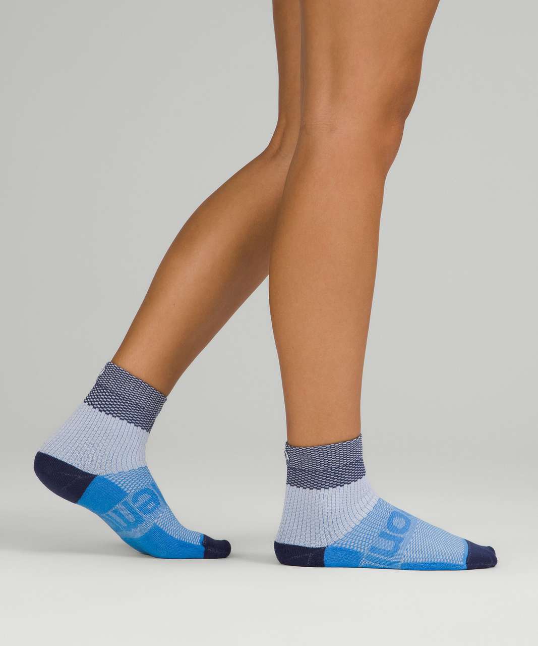 Lululemon Daily Stride Mid Crew Sock *3 Pack - Blue Nile / Arctic Mint / Rover