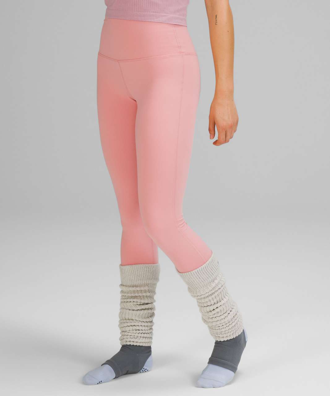 Lululemon Find Your Balance Leg Warmer - White Opal - lulu fanatics