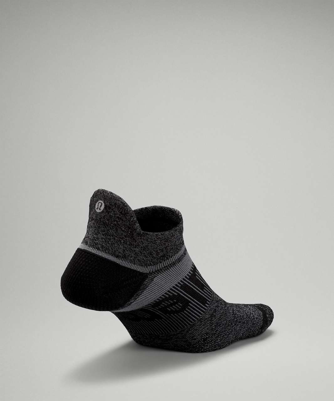 Lululemon Power Stride Tab Sock *Wool - Black / Asphalt Grey