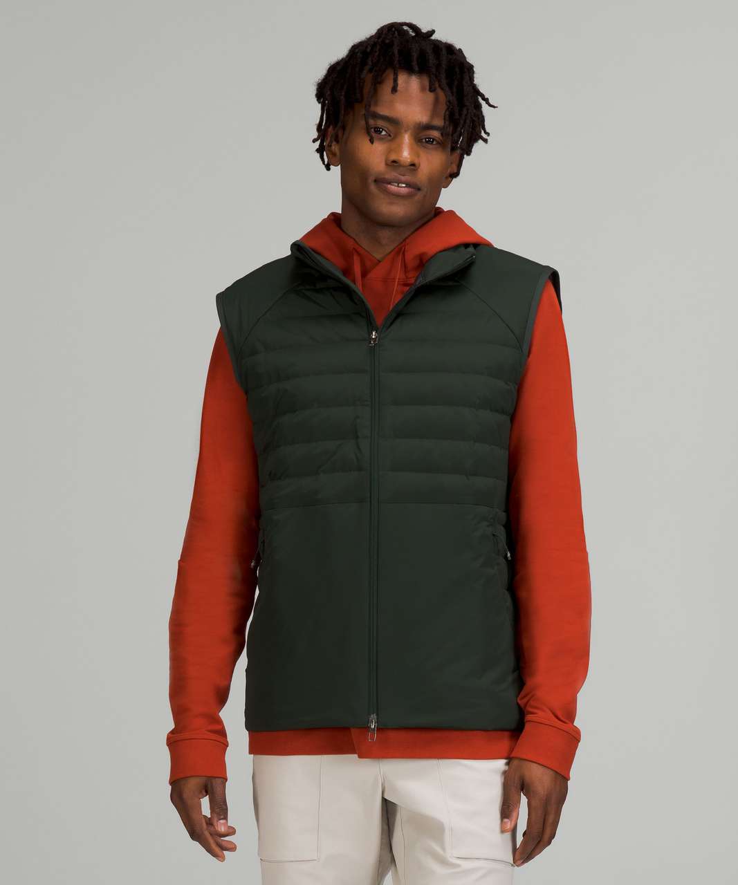 Lululemon Down for It All Vest - Rainforest Green