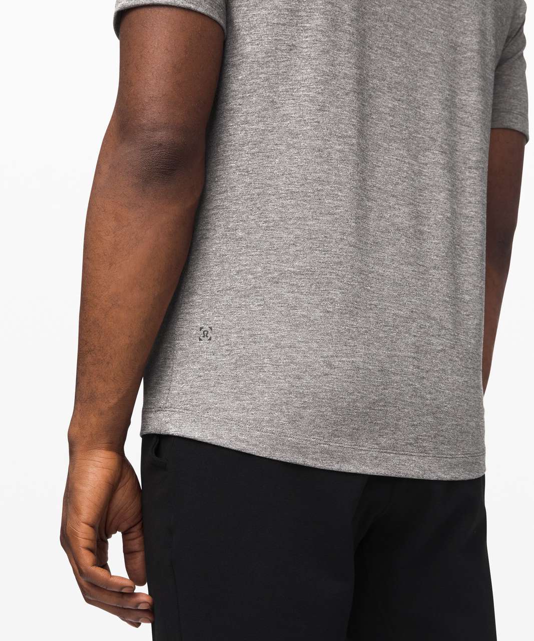 Lululemon Evolution Short Sleeve Polo Shirt *Pique Fabric - Heathered Black