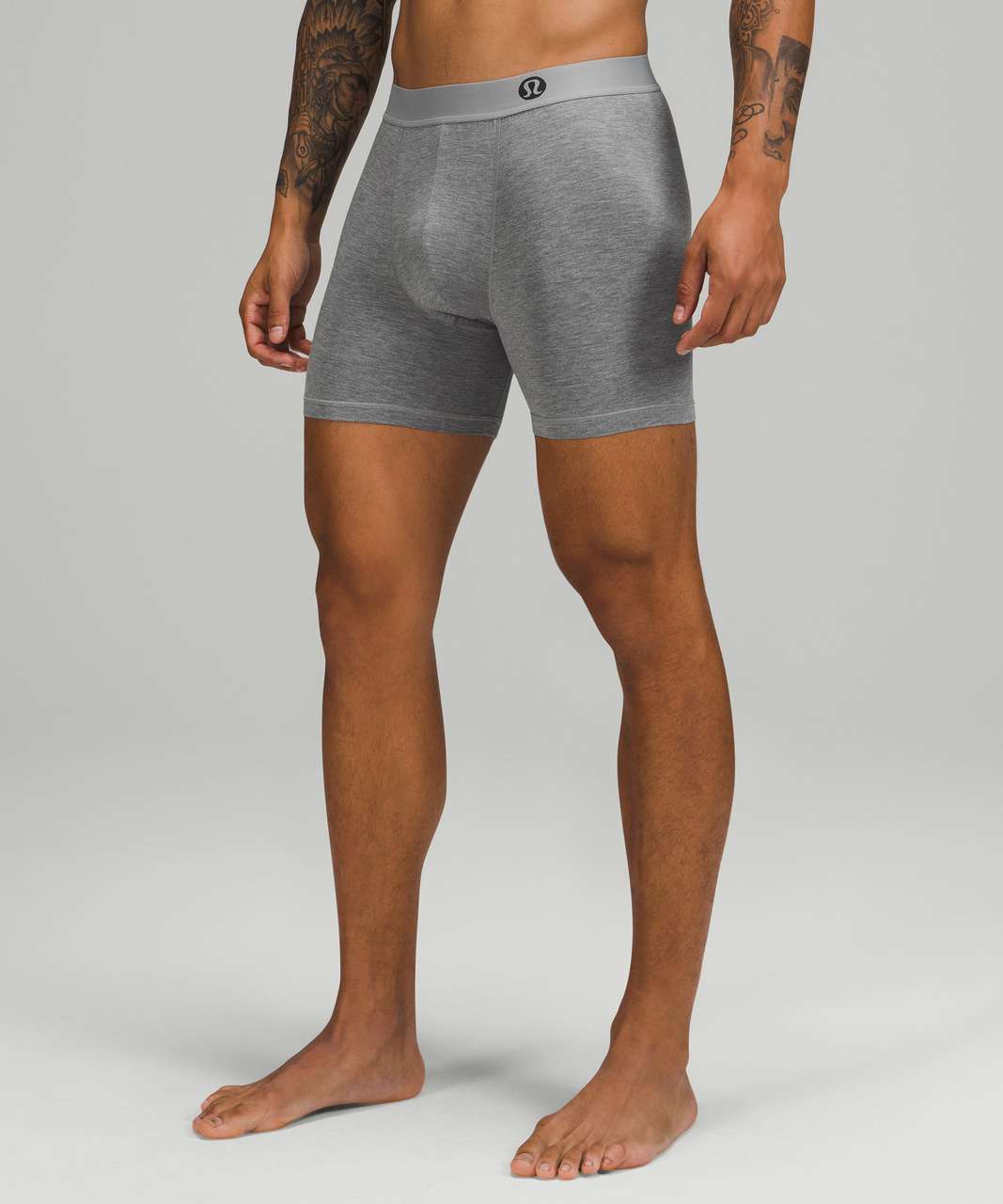 Lululemon Always In Motion Boxer 5" *3 Pack - Black / Heathered Core Medium Grey / True Navy