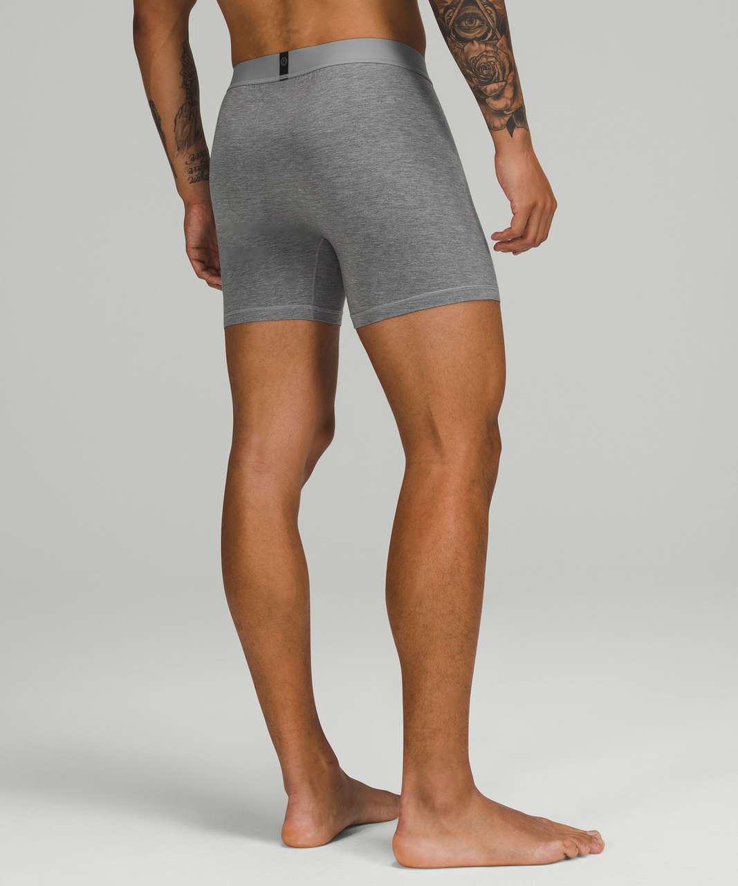 Lululemon Always In Motion Boxer 5" *3 Pack - Black / Heathered Core Medium Grey / True Navy