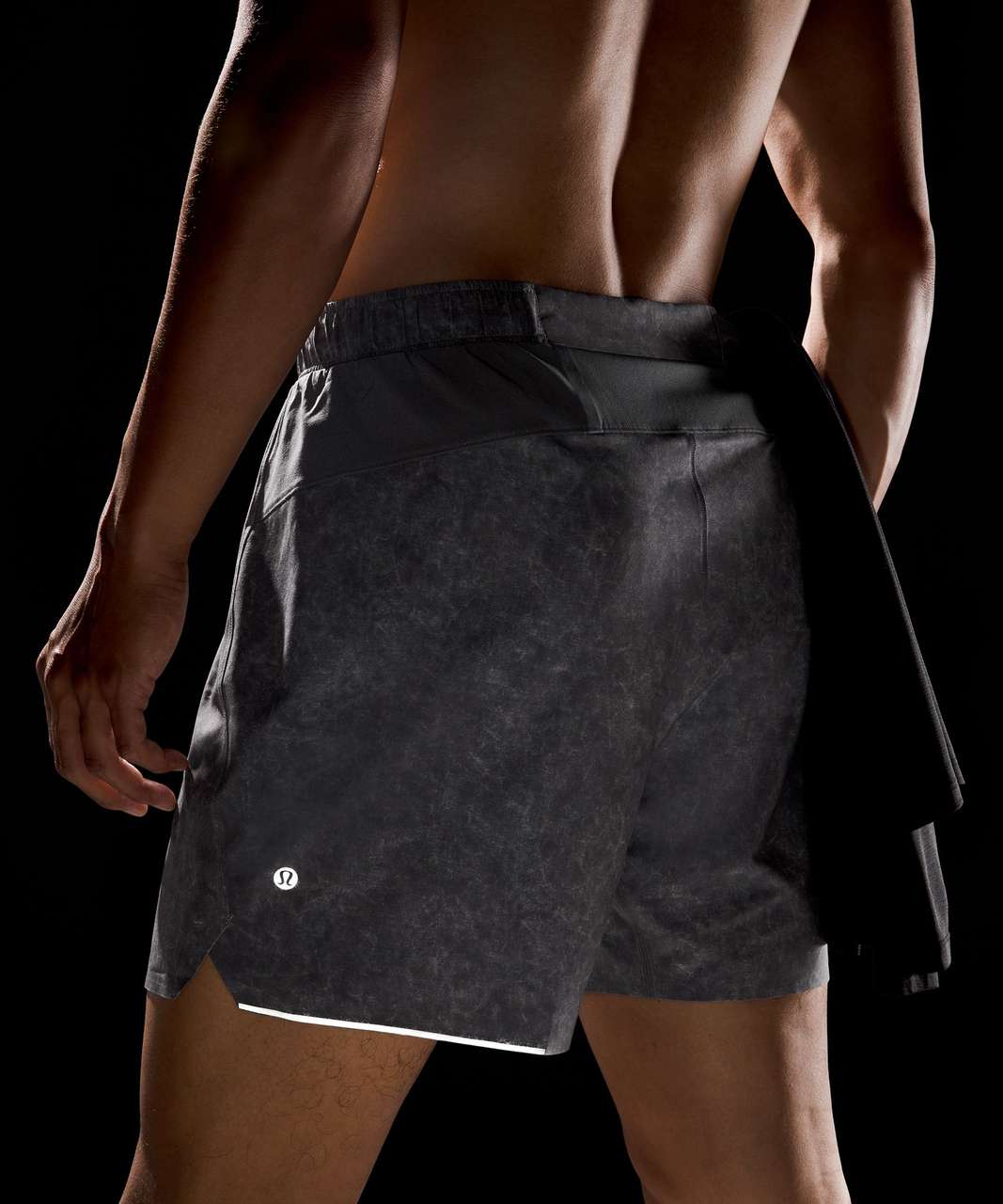 Shop Lululemon Shorts Outlet Online - Gravel Dust Asphalt Grey