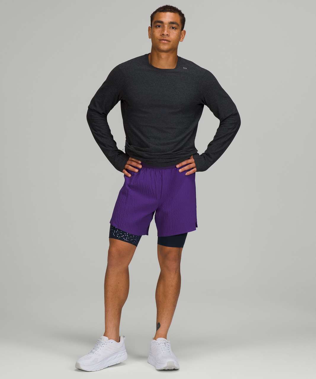 Lululemon Surge Lined Short 6 *Special Edition - Petrol Purple / True Navy  - lulu fanatics