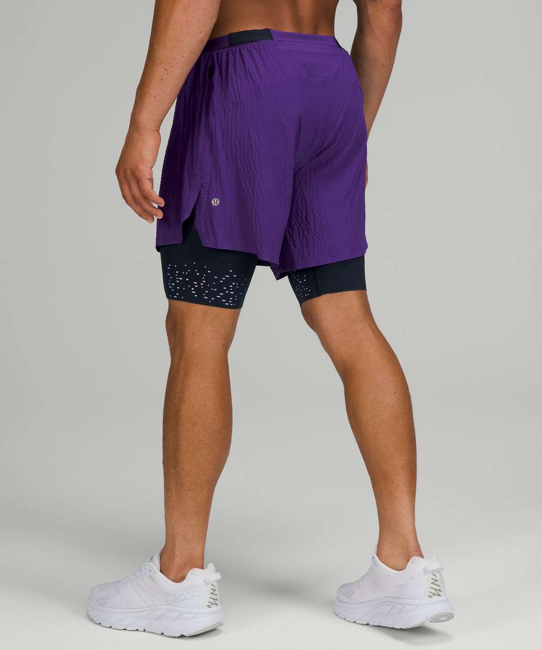 Lululemon Surge Lined Short 6" *Special Edition - Petrol Purple / True Navy