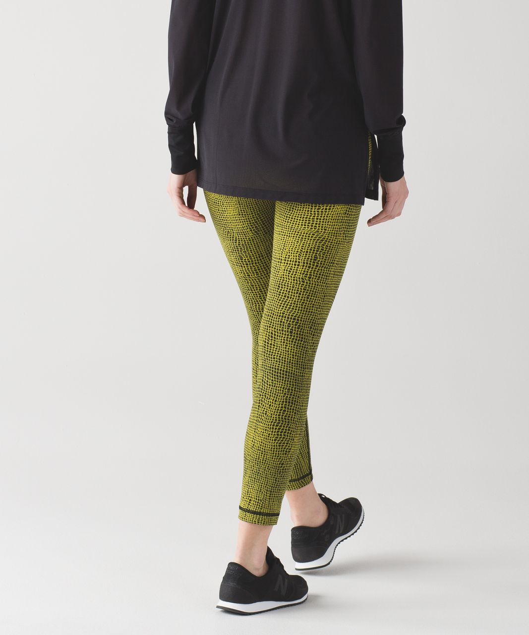 Lululemon High Times Pant (Full-On Luon) - Fall Net Toxic Black