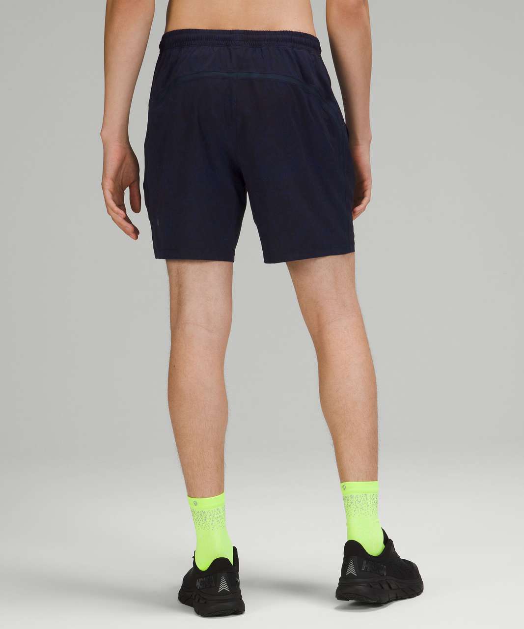 Lululemon Surge Lined Shorts 4 In Gravel Dust True Navy | ModeSens