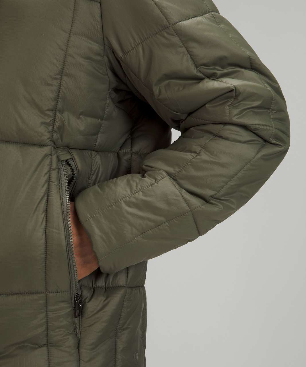 Lululemon Insulated Bomber Jacket - Medium Olive