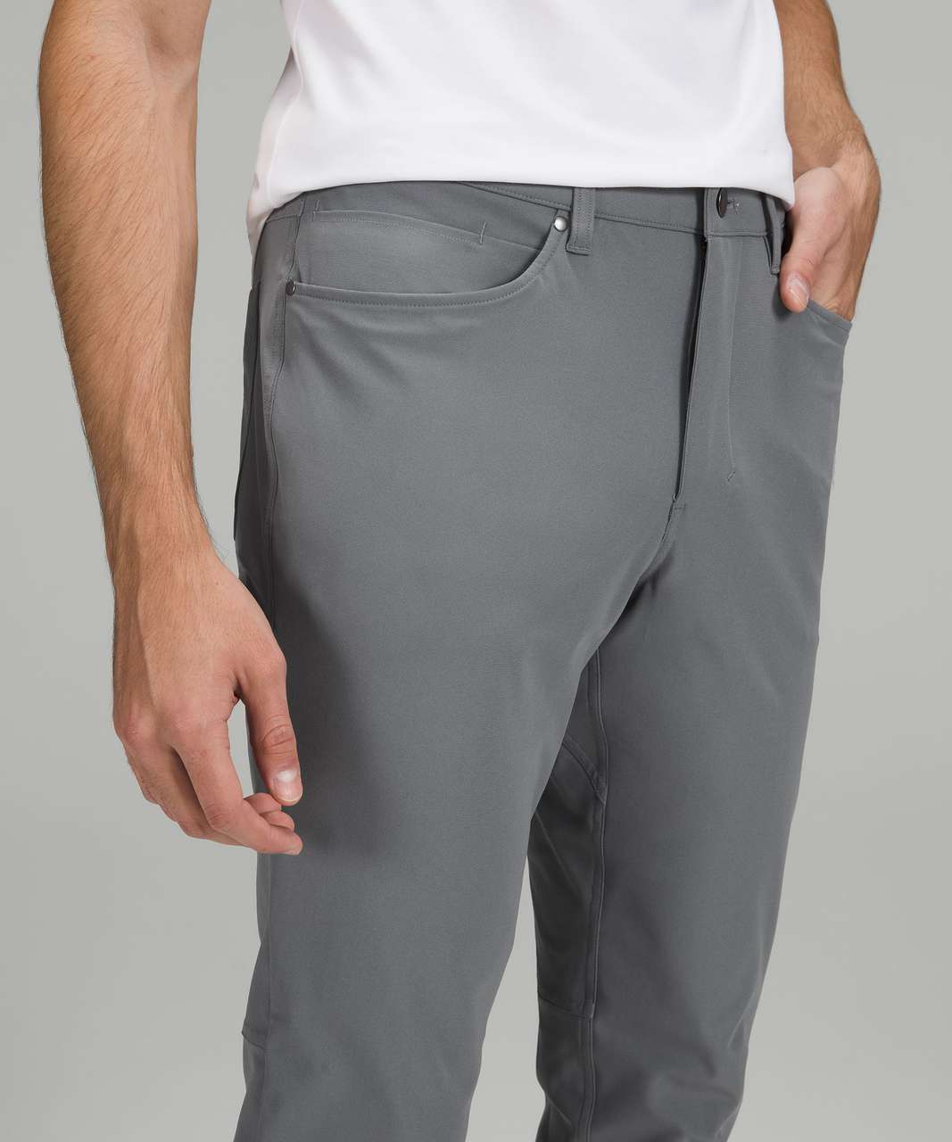 Lululemon ABC Slim-Fit Pant 34" *Warpstreme™ - Asphalt Grey