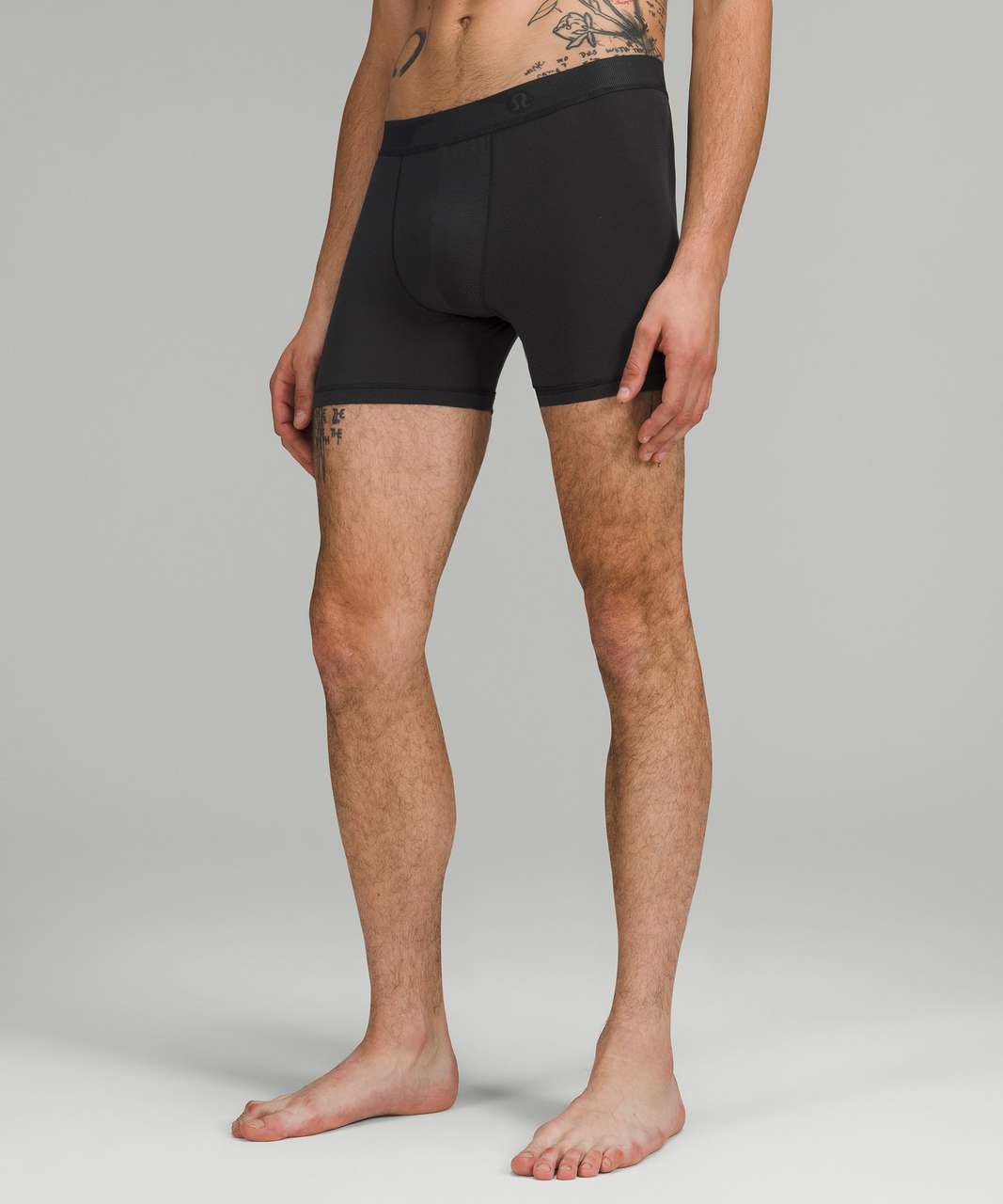 Lululemon Always In Motion Boxer Mesh 5" *3 Pack - Black / Black / Black