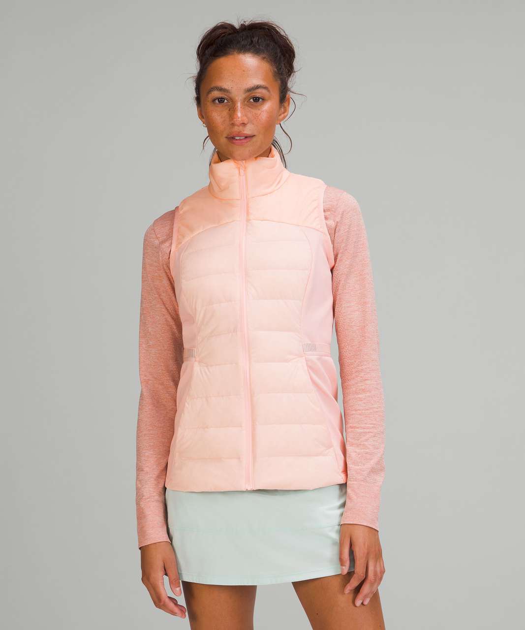 Lululemon Down for It All Vest - Pink Mist - lulu fanatics