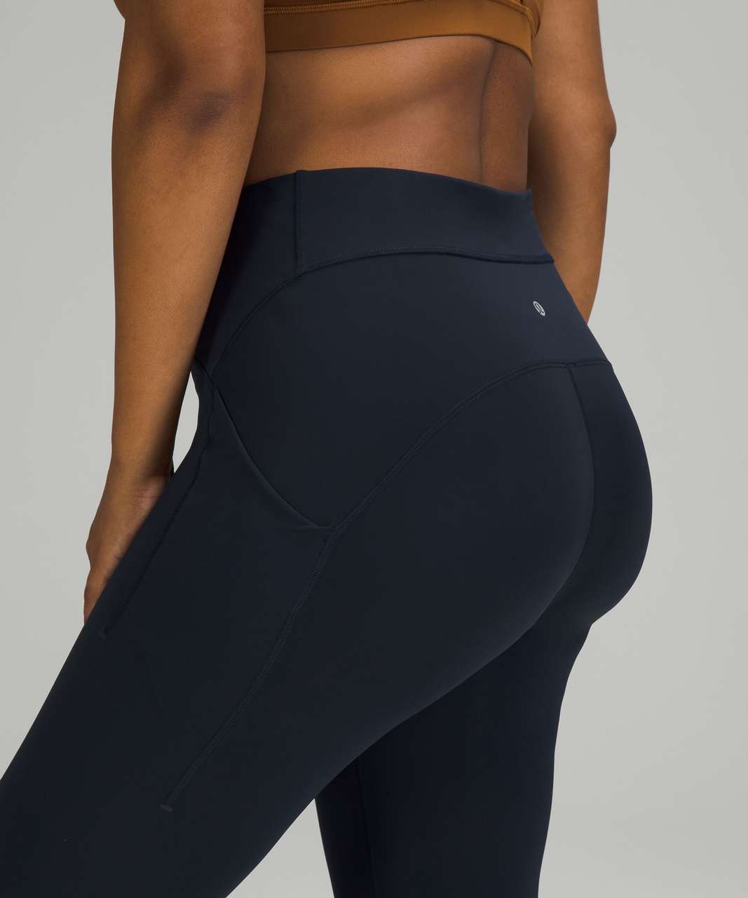 Lululemon Power Thru High-Rise Crop 23" - True Navy