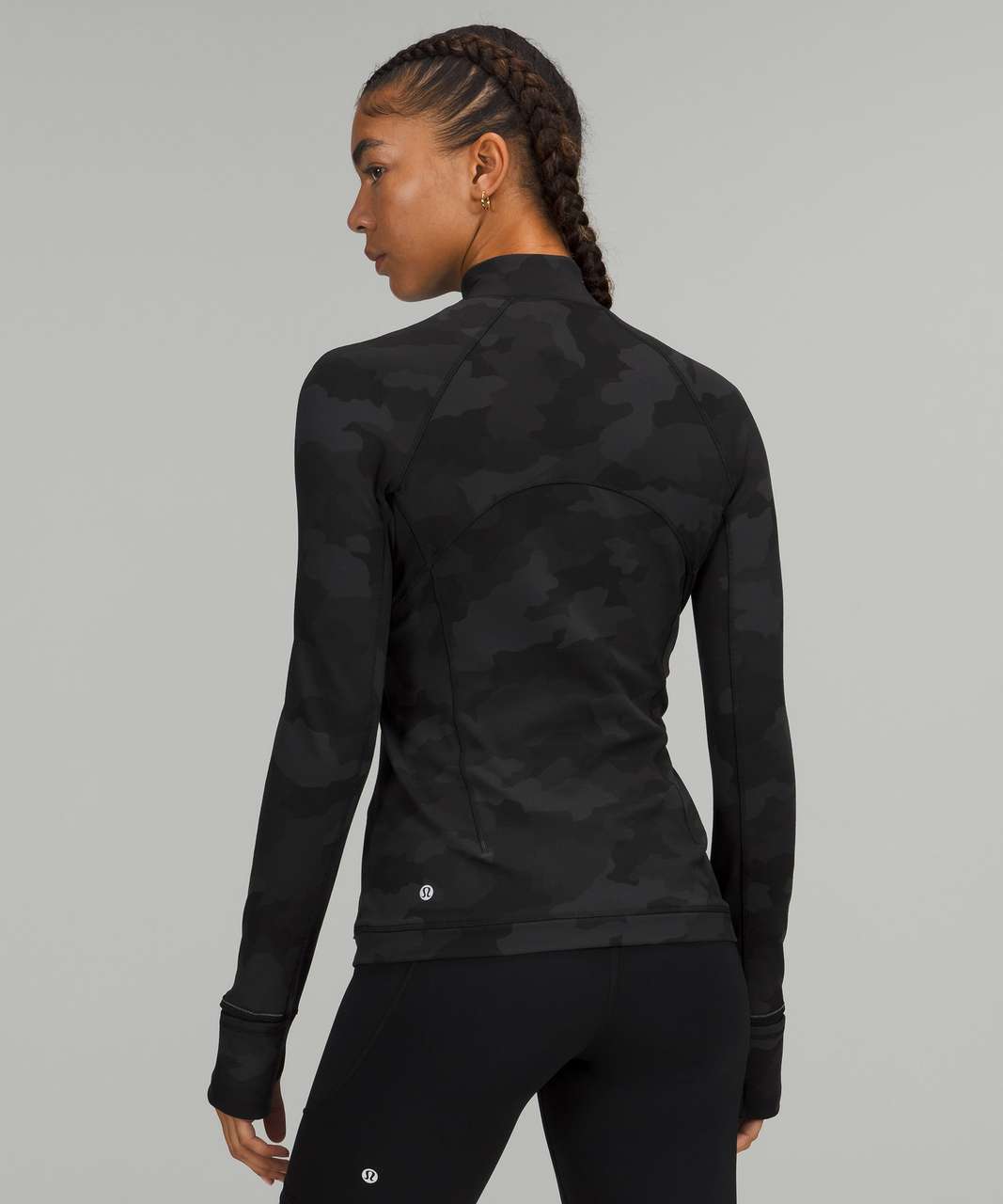 Lululemon Its Rulu Run Half Zip - Heritage 365 Camo Deep Coal Multi ...