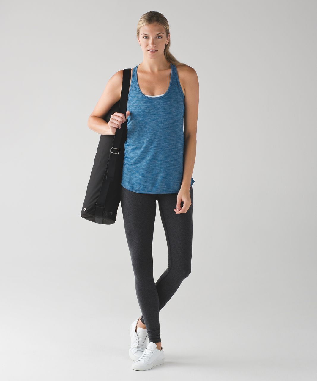 Lululemon Essential Tank - Heathered Jet Set Blue