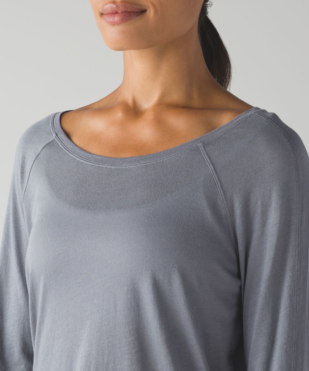 Lululemon Locarno Long Sleeve - Arctic Grey - lulu fanatics