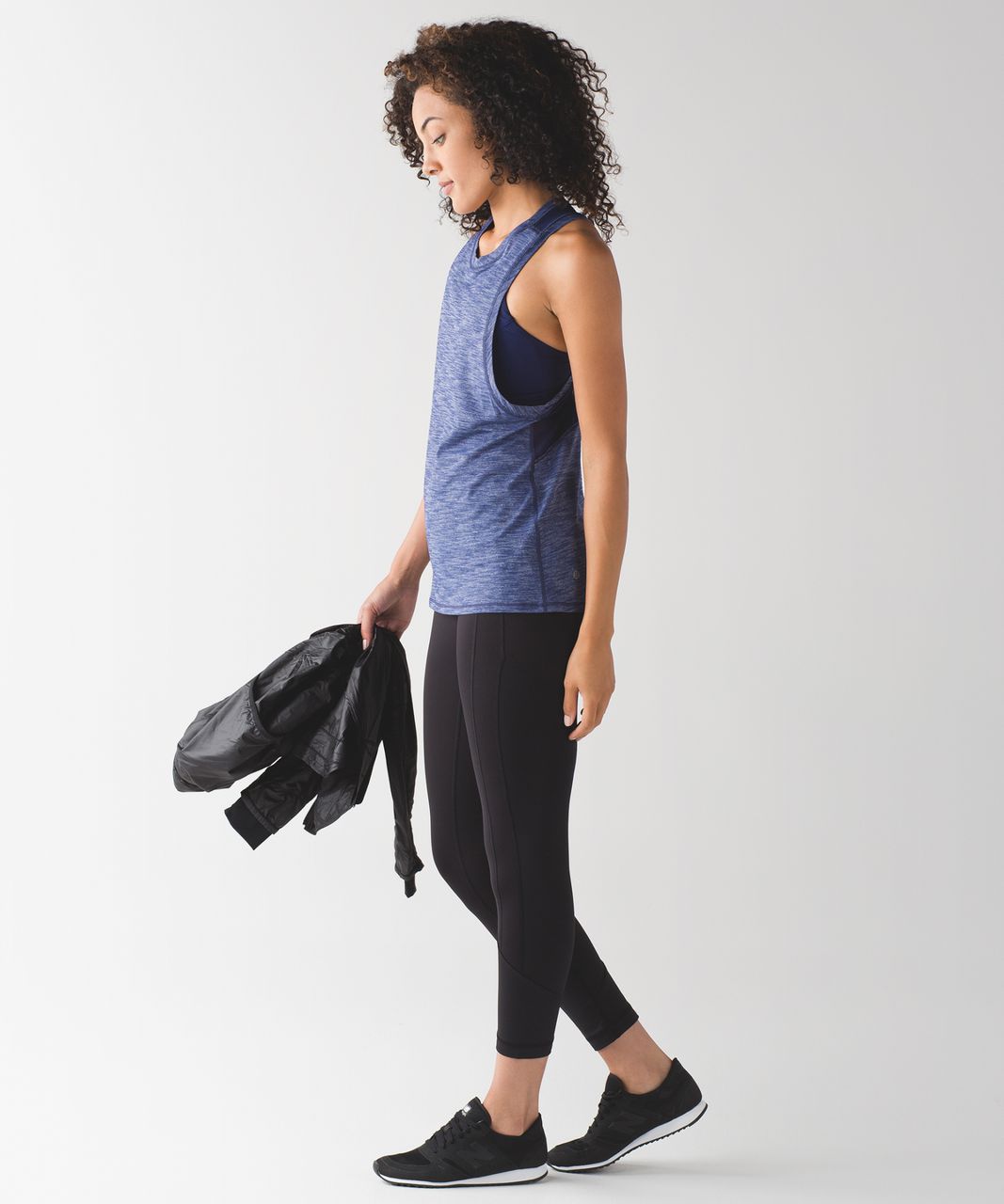 Lululemon Work The Circuit Tank - Heathered Hero Blue / Hero Blue