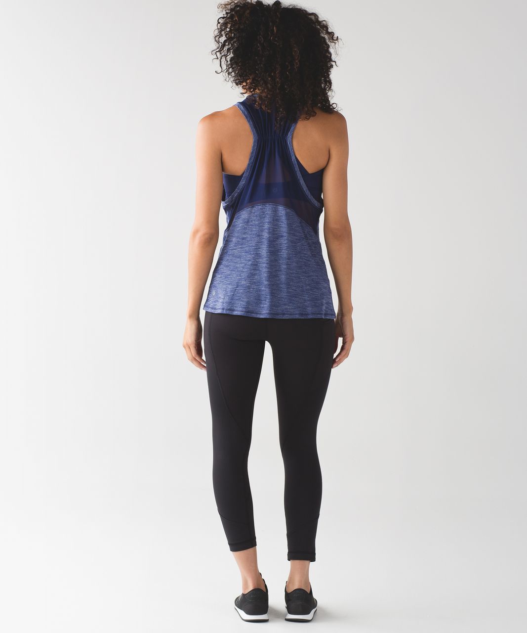 Lululemon Work The Circuit Tank - Heathered Hero Blue / Hero Blue