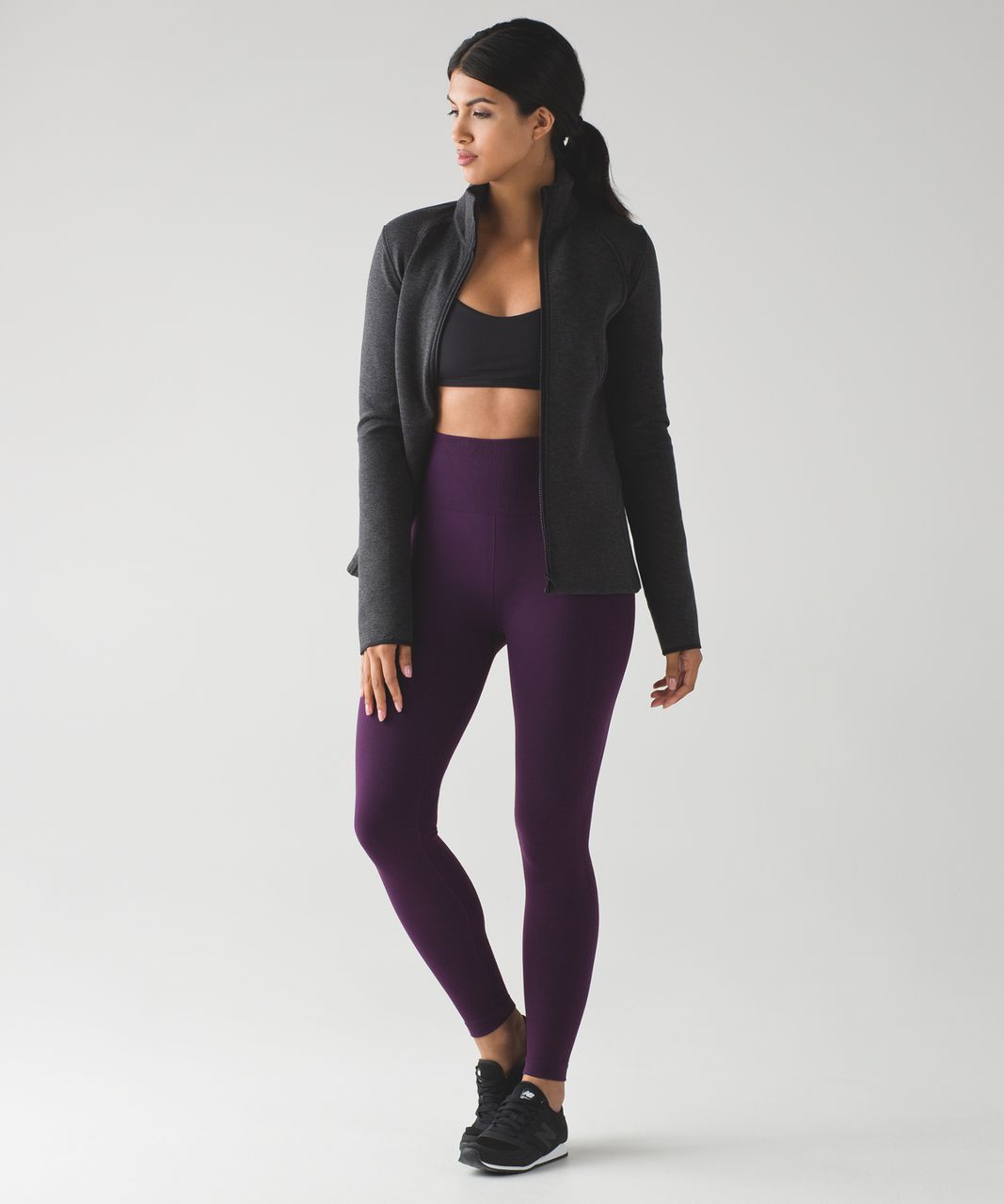 Lululemon Flow & Go Tight - Darkest Magenta