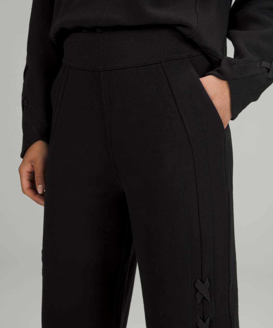 Lululemon Braided Detail High-Rise Jogger - Black