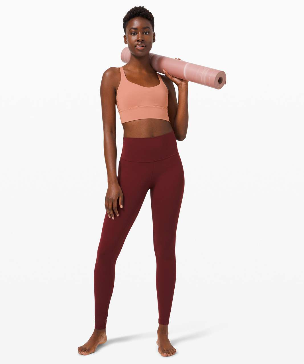 NWT Lululemon Women Red Merlot Align Wide Leg 23 Super High Rise Crop Pant  18