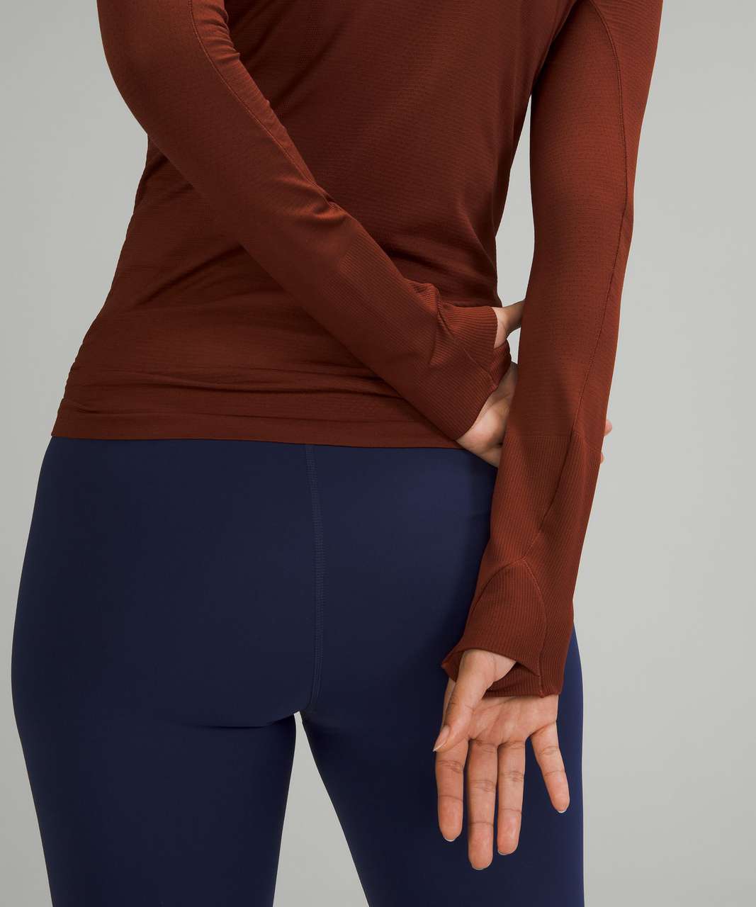 Lululemon Swiftly Tech Long Sleeve Shirt 2.0 - Date Brown / Date Brown