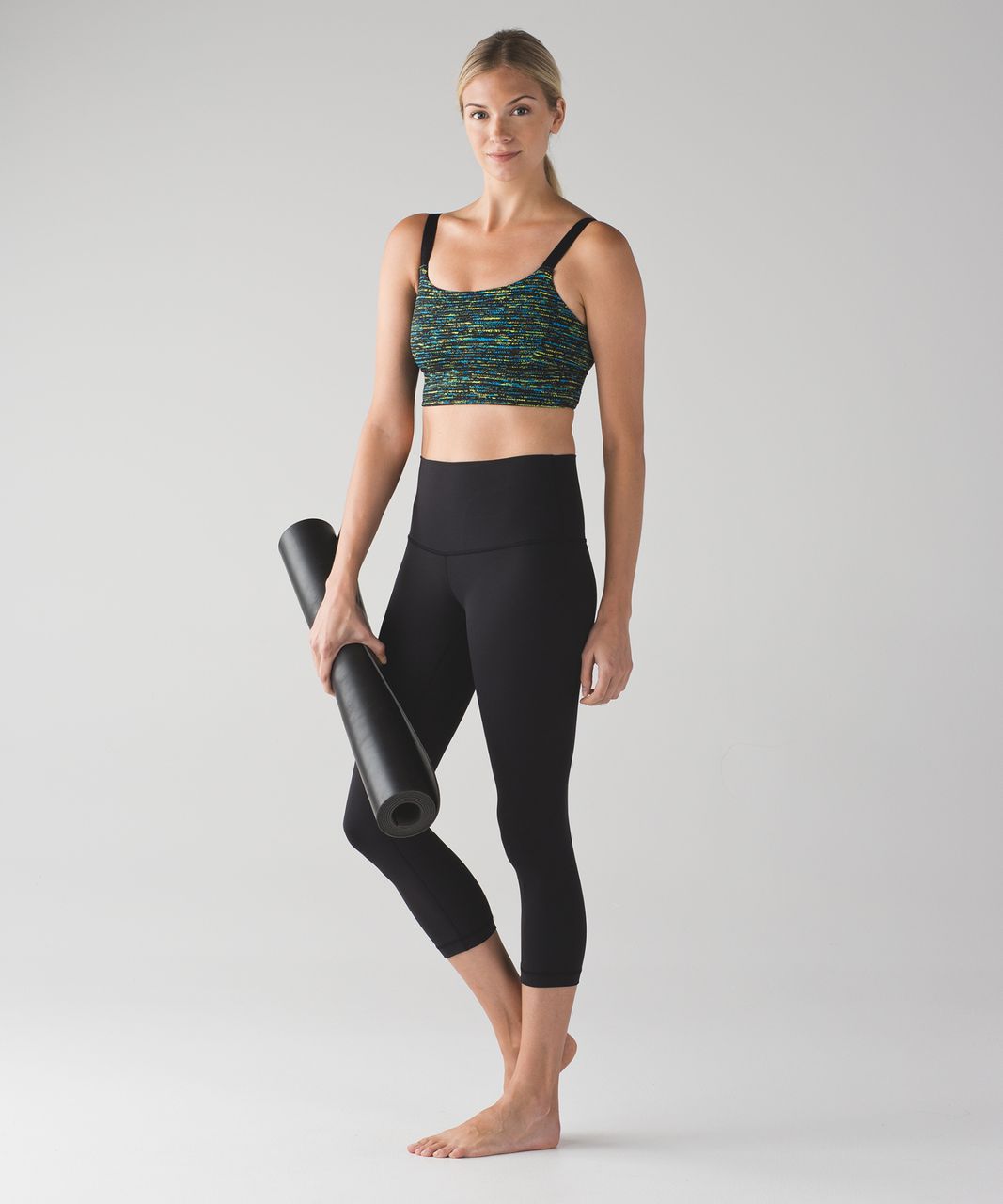 Lululemon Both Ways Bra - Tweed Runner Shocking Blue / Black