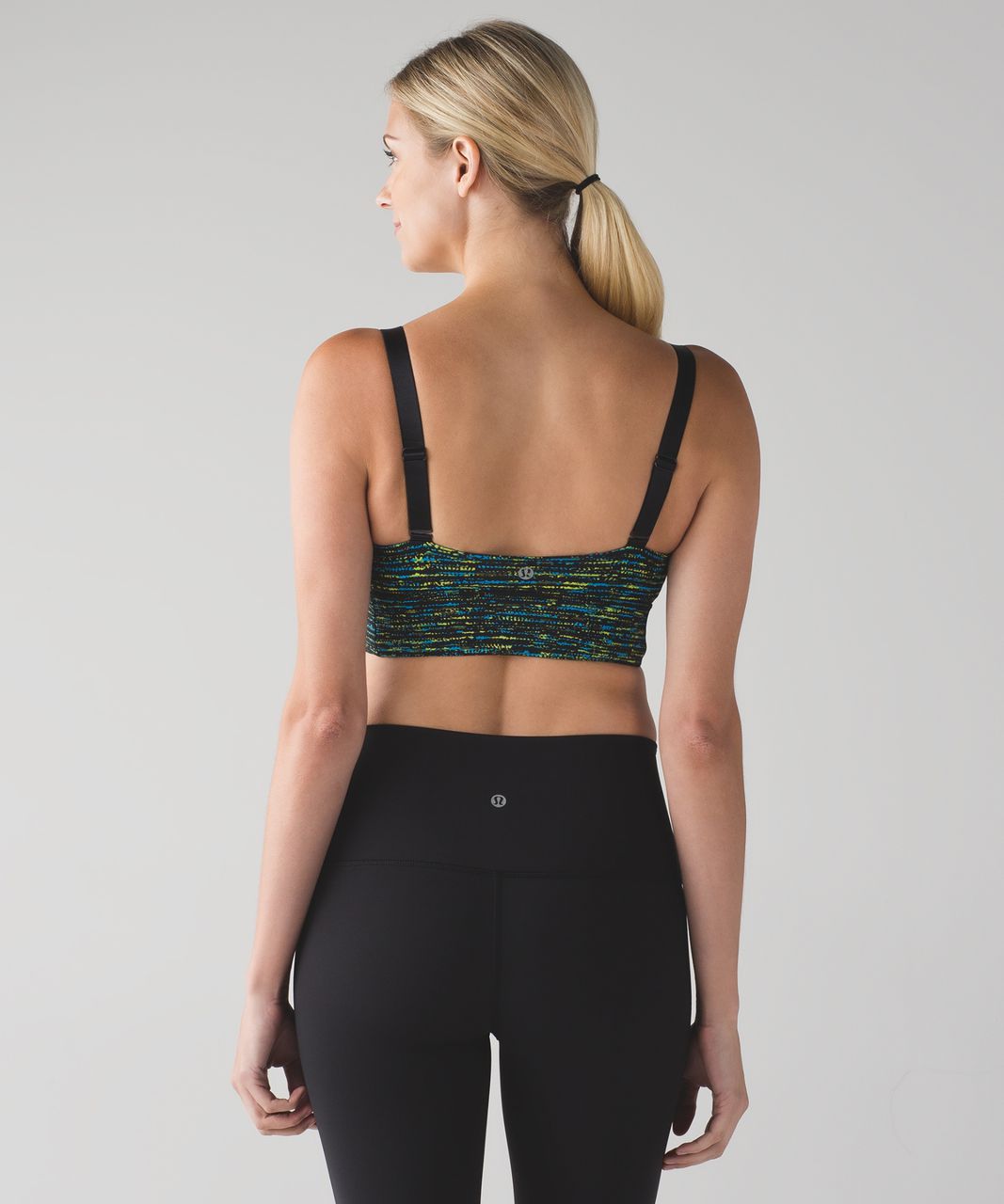 Lululemon Both Ways Bra - Tweed Runner Shocking Blue / Black