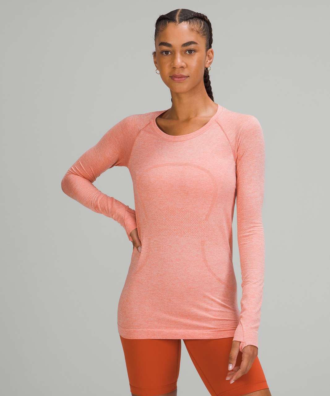 Lululemon Swiftly Tech Long Sleeve Shirt 2.0 - Pink Savannah