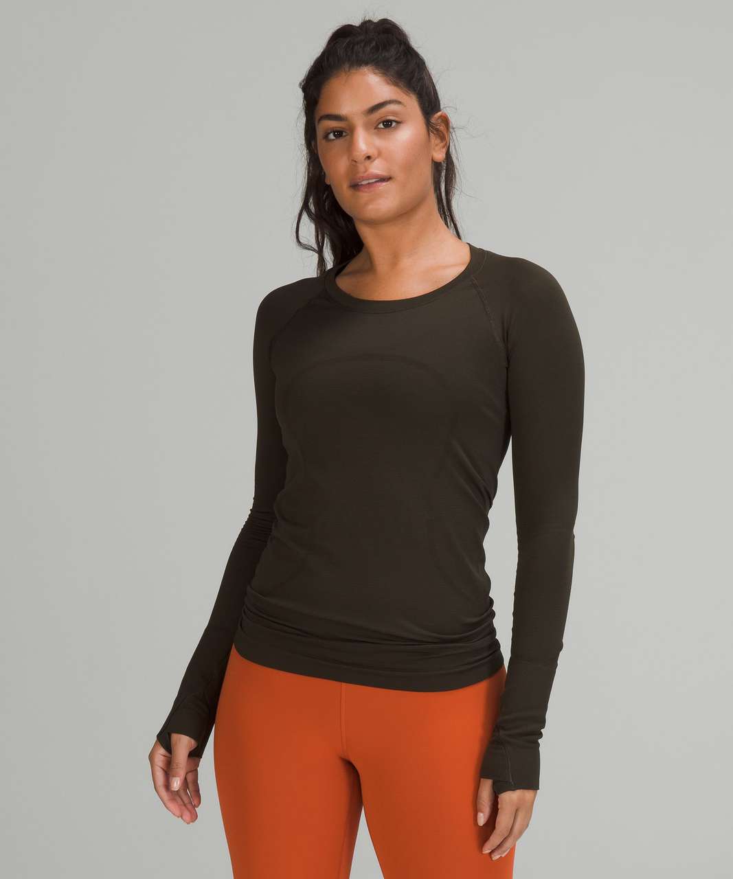 Dark Olive 🍸 Fast and free + long sleeve swiftly. : r/lululemon