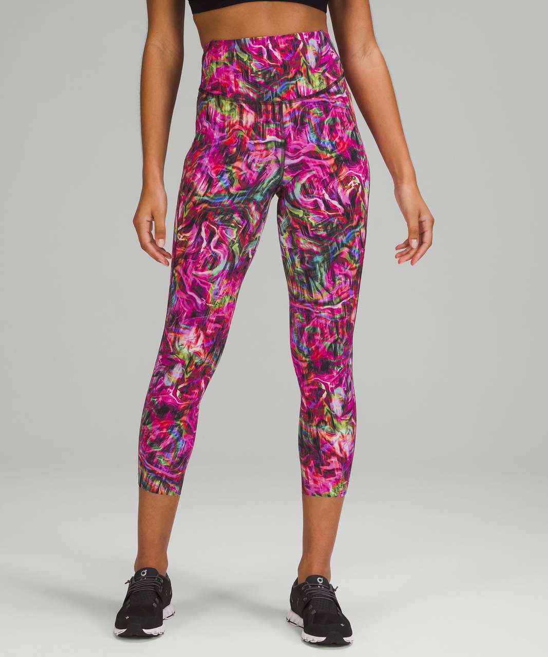 Lululemon Base Pace High-Rise Running Tight 25 - Hyper Flow Pink Multi -  lulu fanatics