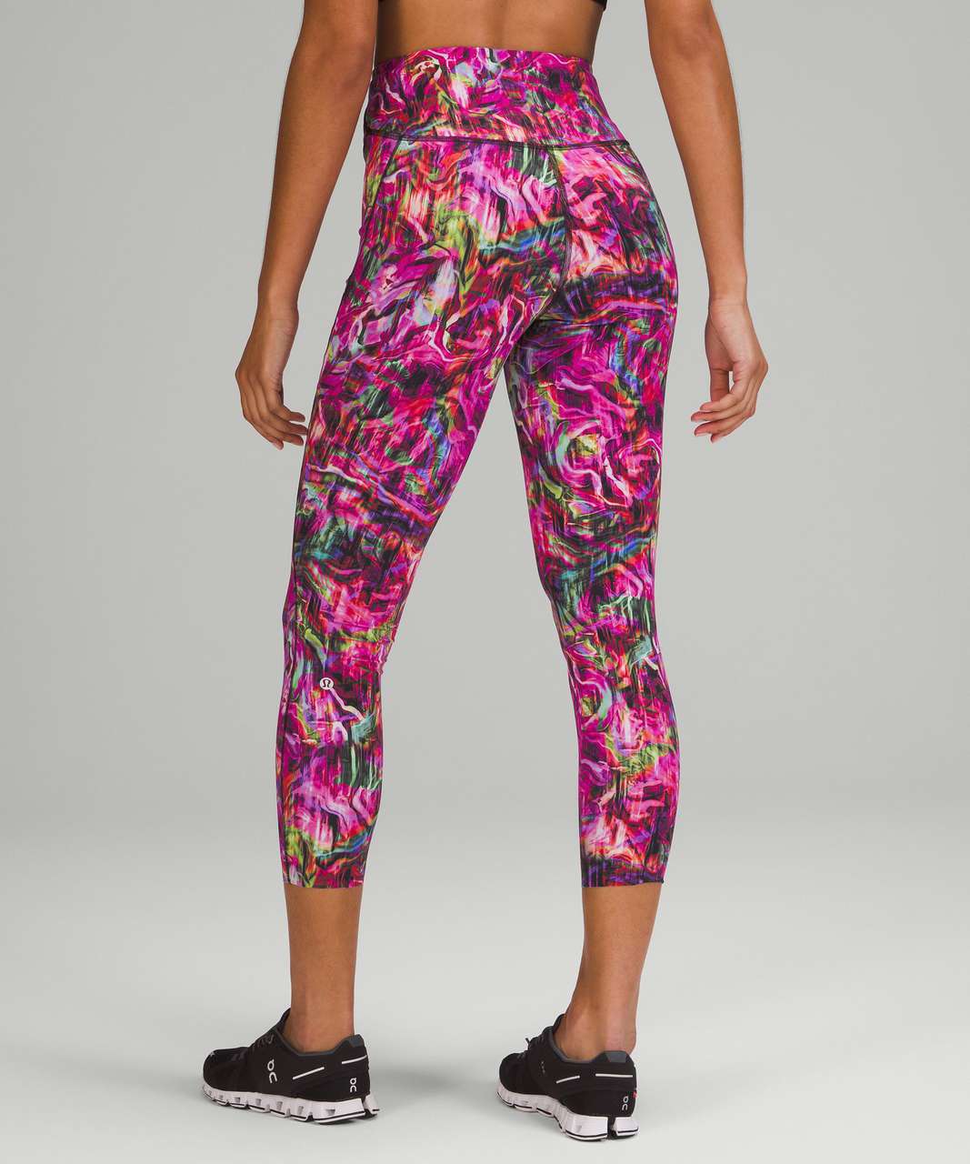 Lululemon Base Pace High-Rise Running Tight 25" - Hyper Flow Pink Multi