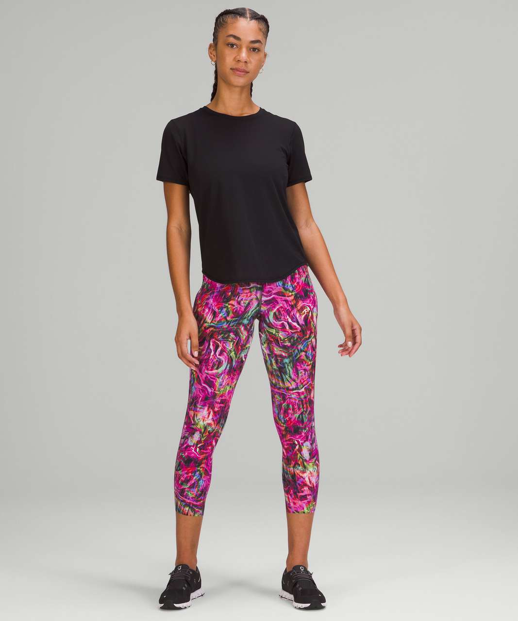 Lululemon Base Pace High-Rise Running Tight 25" - Hyper Flow Pink Multi