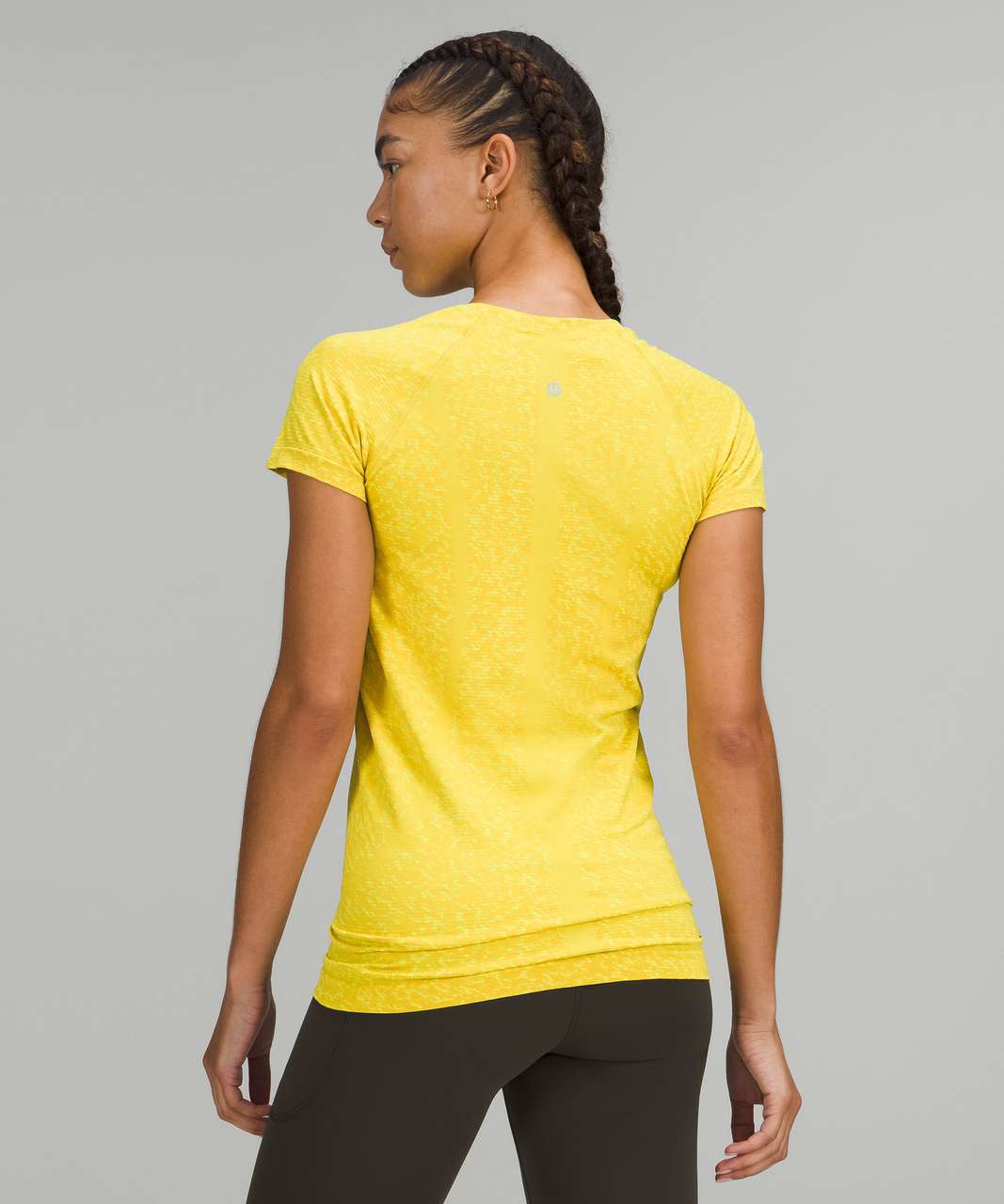 Lululemon Swiftly Tech Short Sleeve Crew Stretchy Yellow