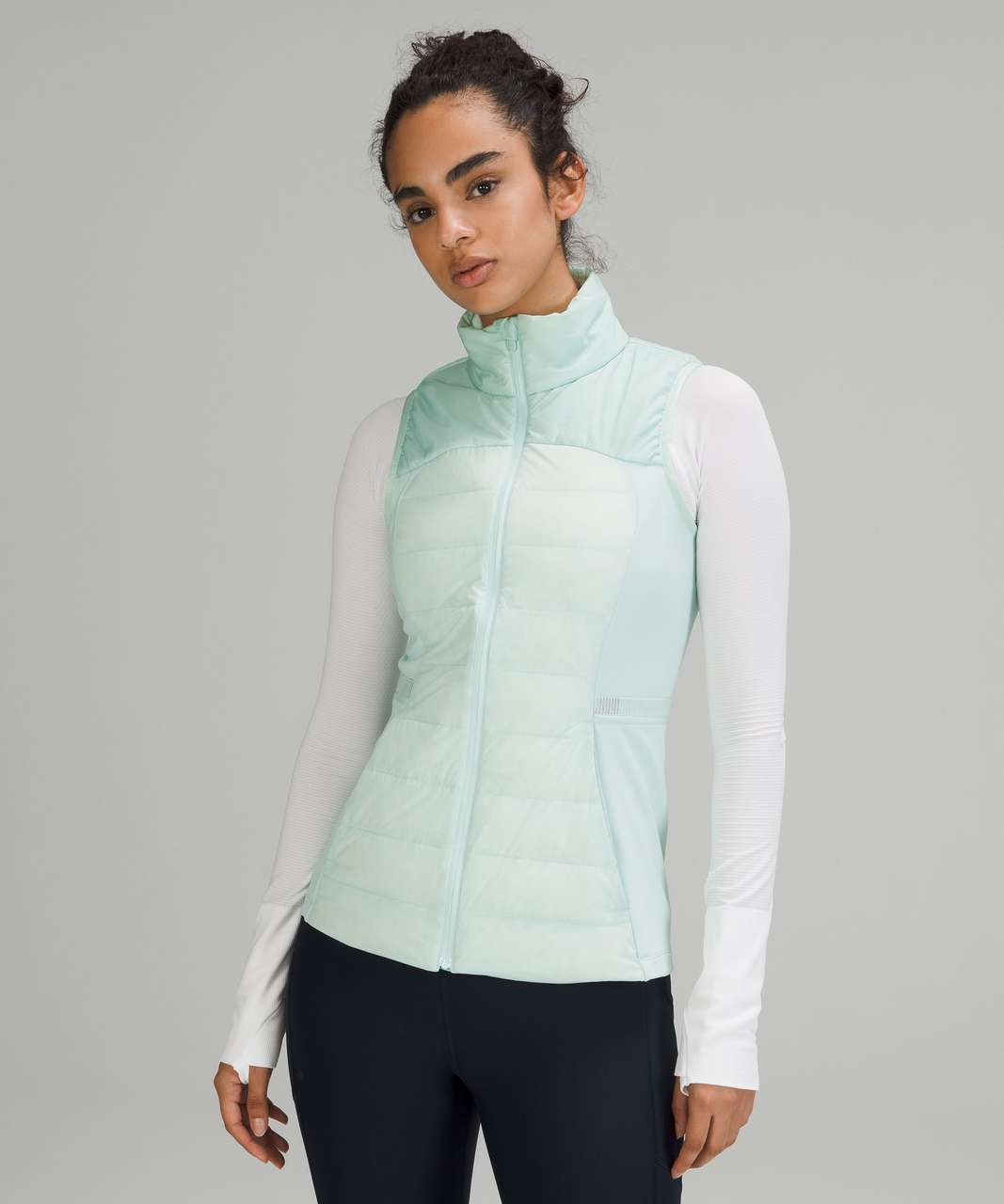 Lululemon Down for It All Vest - Delicate Mint - lulu fanatics