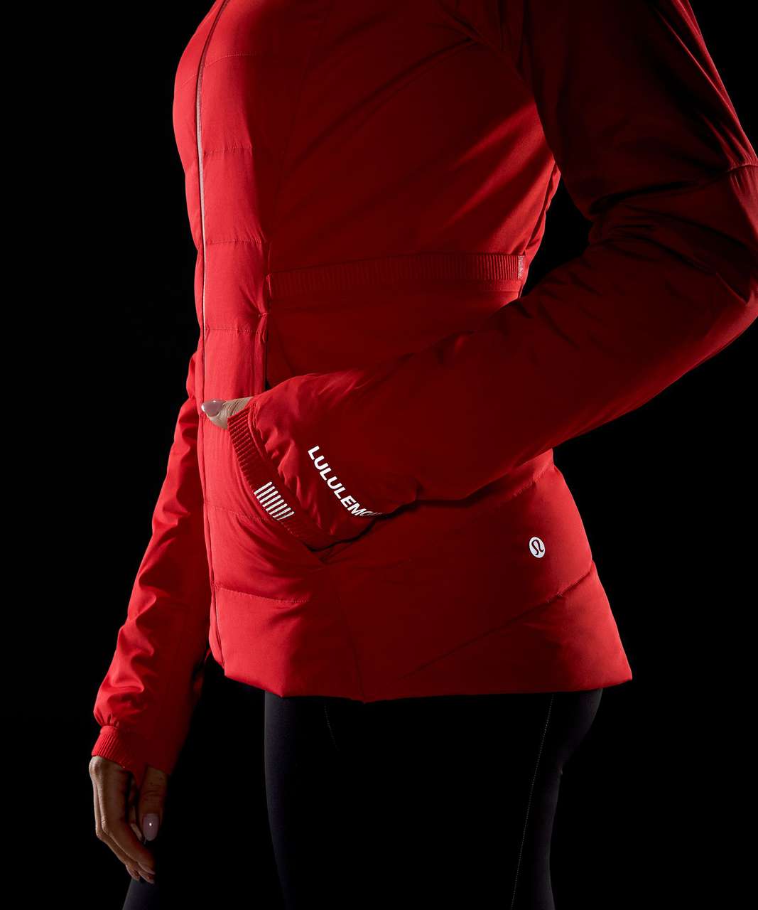 Lululemon Down for It All Jacket - Grenadine Red