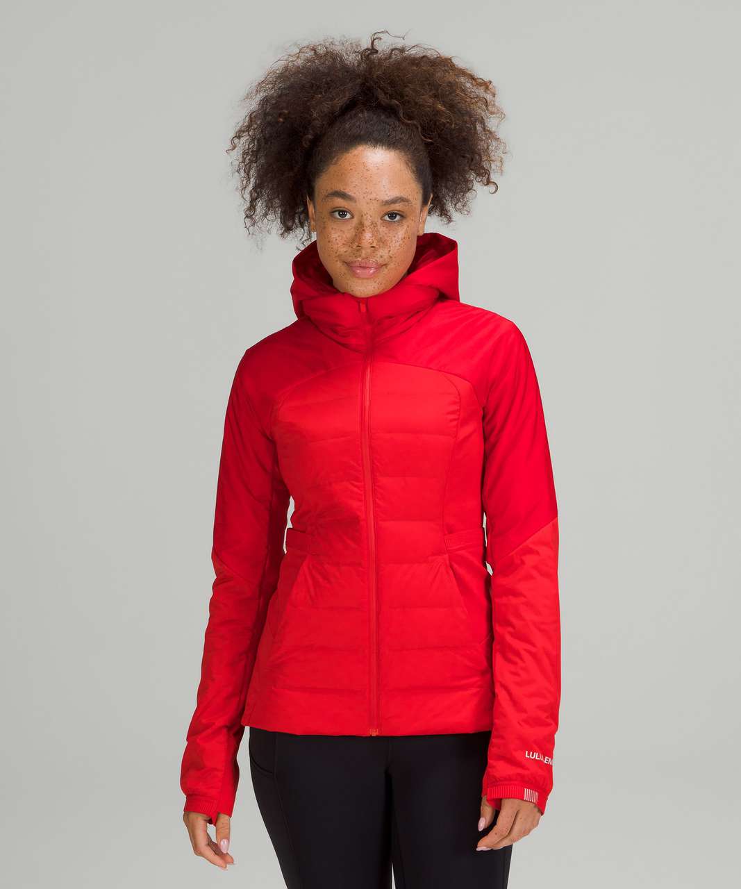 Lululemon Down for It All Jacket - Grenadine Red - lulu fanatics