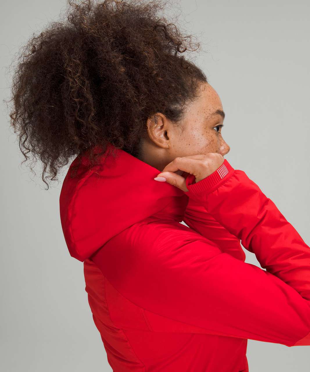 Lululemon Down for It All Jacket - Carnation Red - lulu fanatics