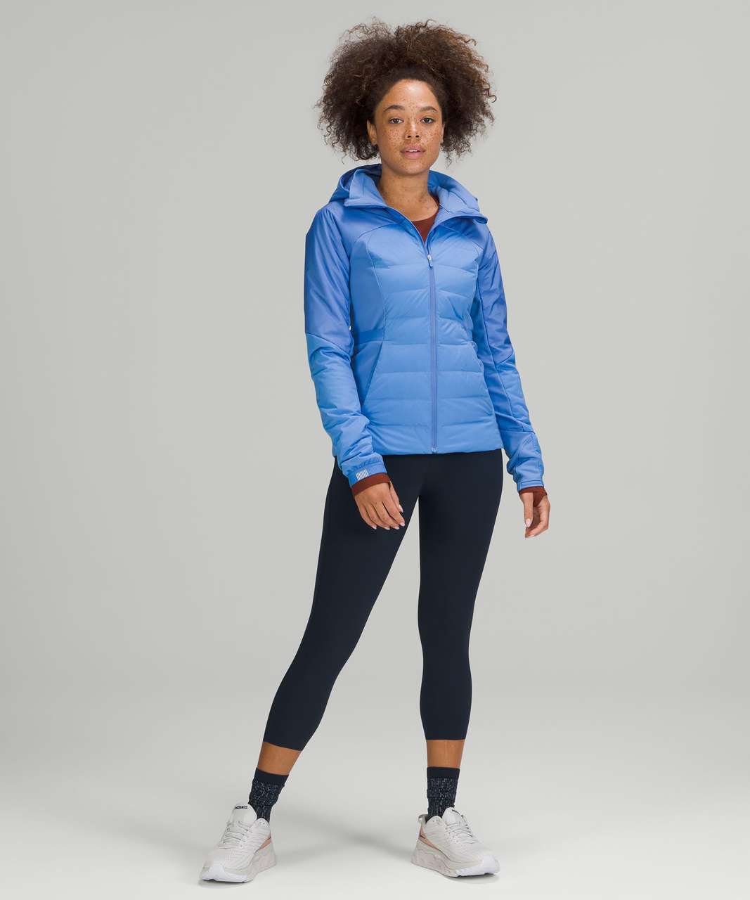 Lululemon Down For It All Jacket - Petrol Blue - lulu fanatics