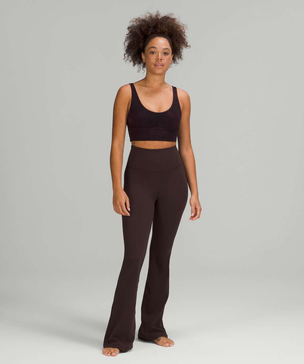 Lululemon Align Reversible Bra *Light Support, A/B Cup - Diamond Dye Cassis  Black / Cassis - lulu fanatics