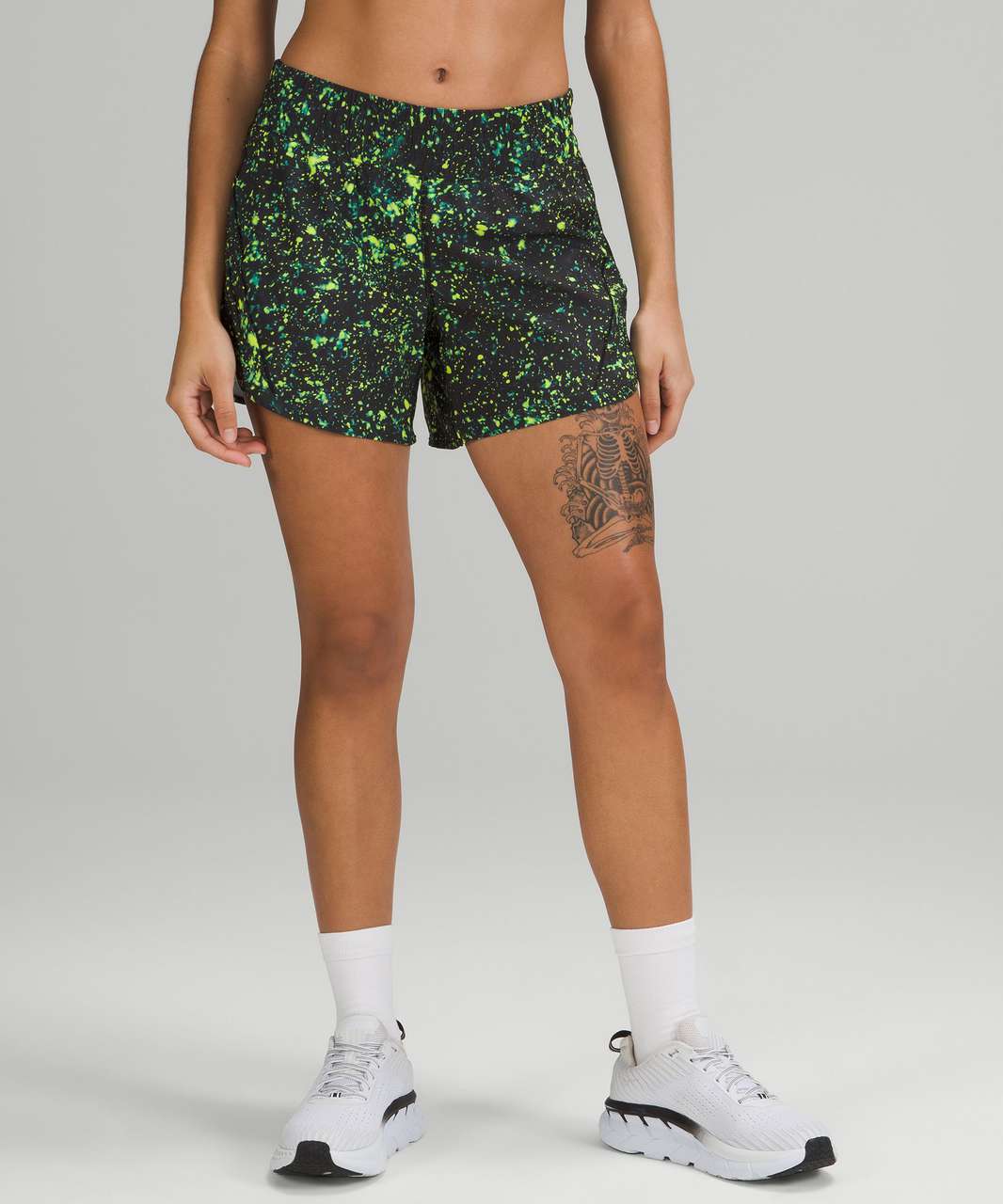 Lululemon Track That Mid-Rise Lined Short 5" - Sparks Fly Multi