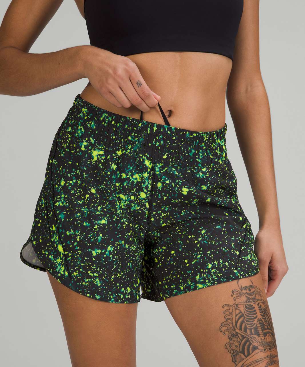 Lululemon Track That Mid-Rise Lined Short 5" - Sparks Fly Multi