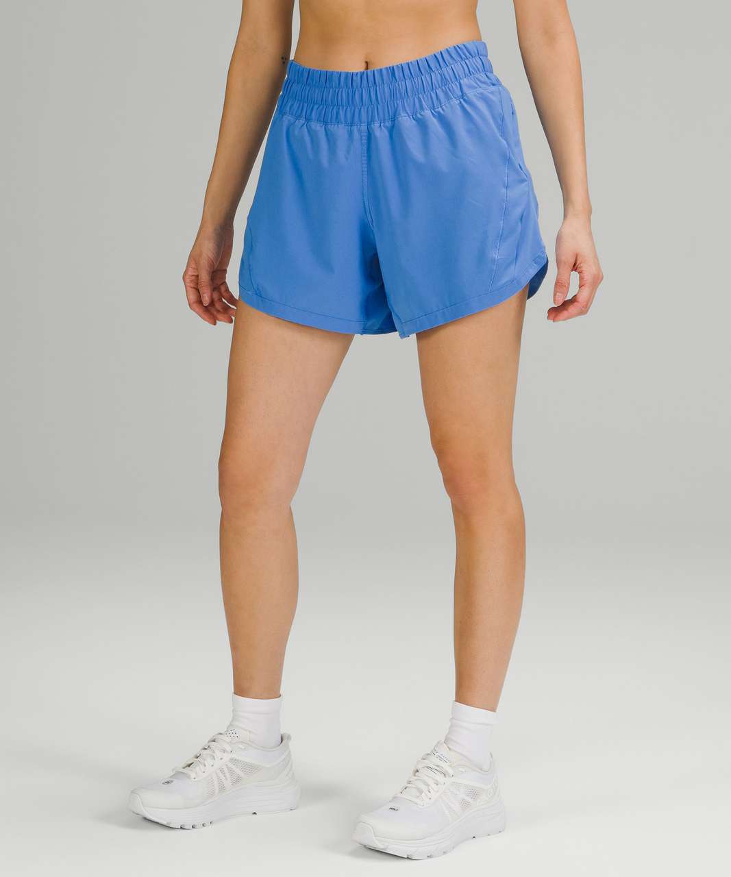 Lululemon Track That Mid-Rise Lined Short 5 - Blue Nile - lulu